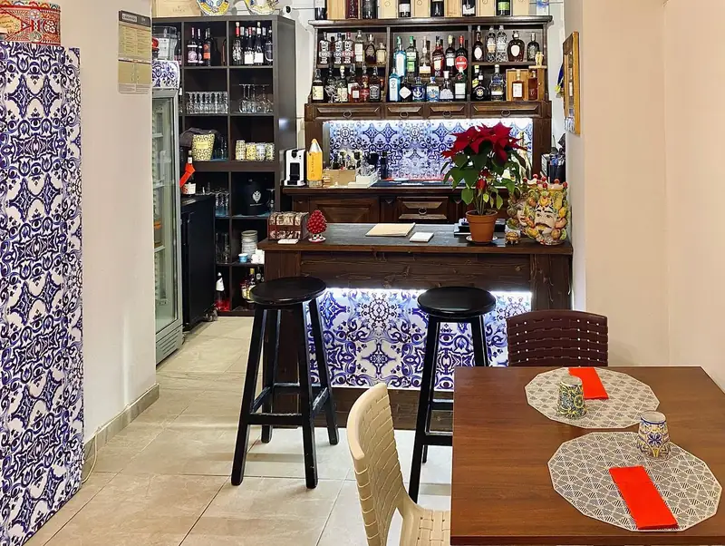 L'angolo bar — Ristorante La Sciccheria, Ortigia