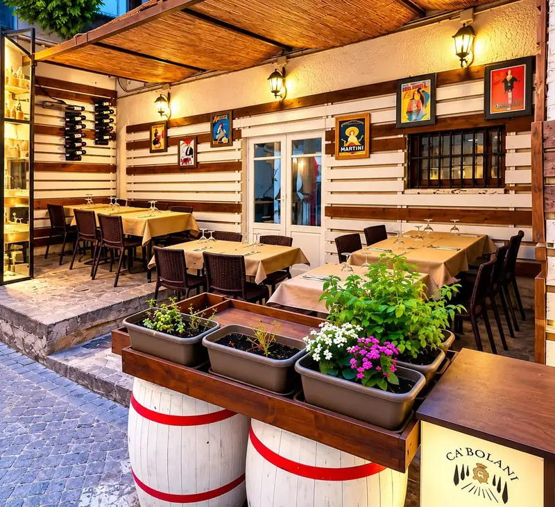 Il cortile esterno — Ristorante La Sciccheria, Ortigia